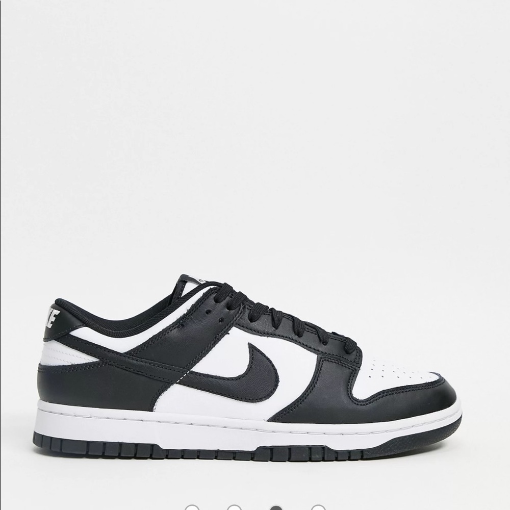 Nike Dunk Low panda sneakers in black and white